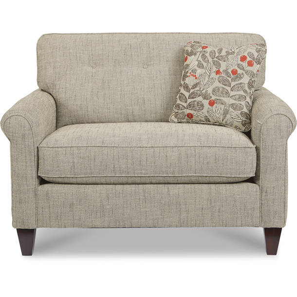 LaZBoy Reese Leather Match Reclining Loveseat & Reviews Wayfair Canada